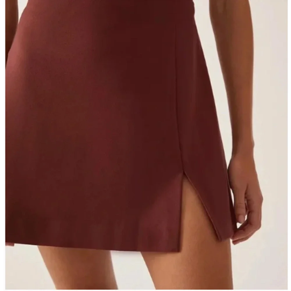 New NWOT Maeve For Anthropologie‎ Mauve Berry Mini Micro Skirt Size Large